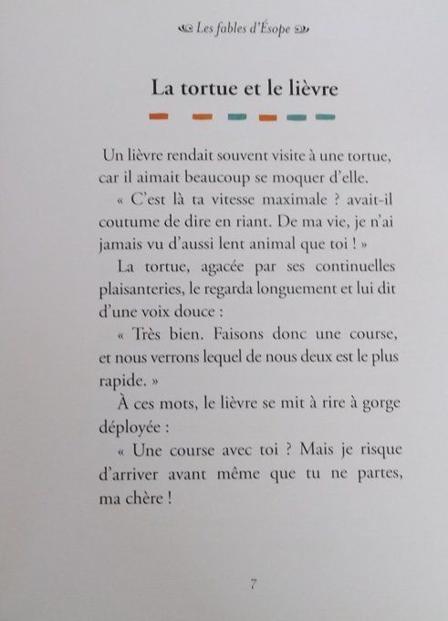 Les fables d'Esope