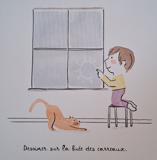 Mon imagier des sensations, les jours de pluie