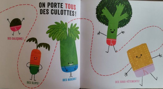 Les légumes en culottes