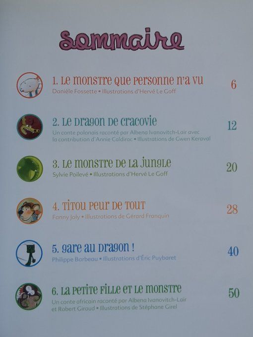 Les meilleurs histoires de monstres du Père Castor