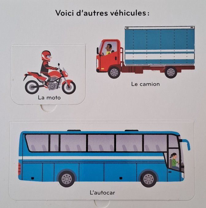 Les transports mon imagier animé