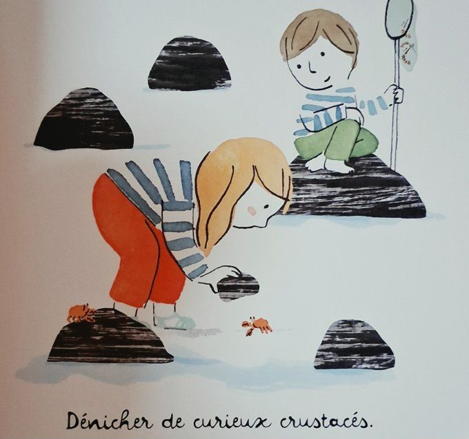 Mon imagier des sensations, les vacances à la mer