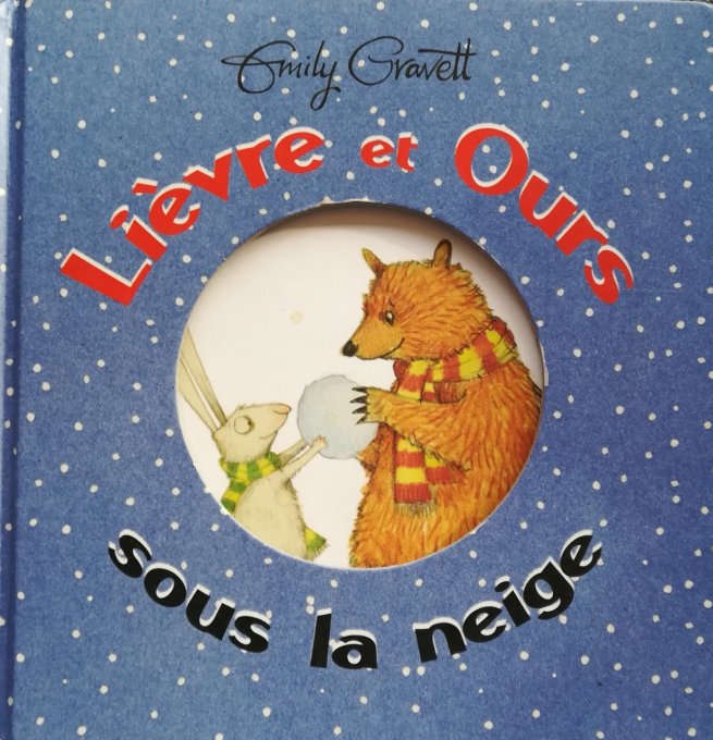 Lièvre et ours sous la neige