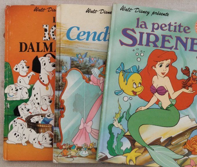 Lot 3 livres Disney