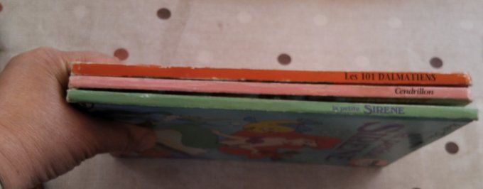 Lot 3 livres Disney