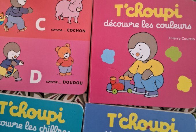 Lot de 6 livre T'choupi