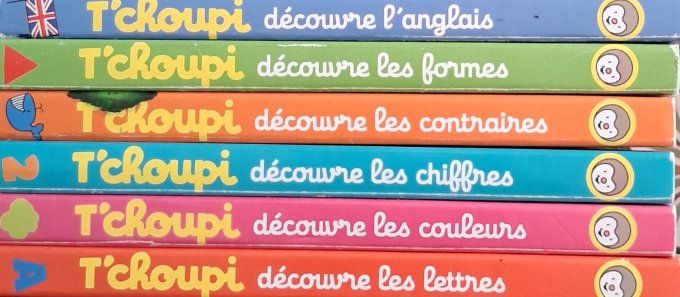 Lot de 6 livre T'choupi