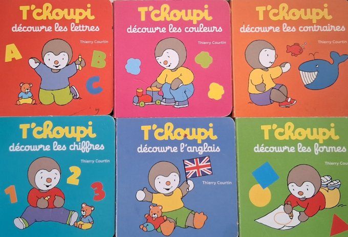 Lot de 6 livre T'choupi
