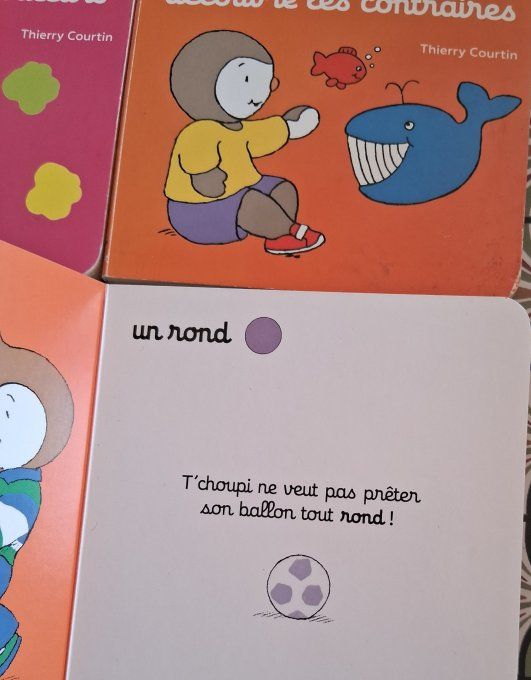 Lot de 6 livre T'choupi