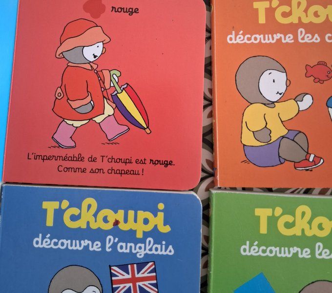 Lot de 6 livre T'choupi