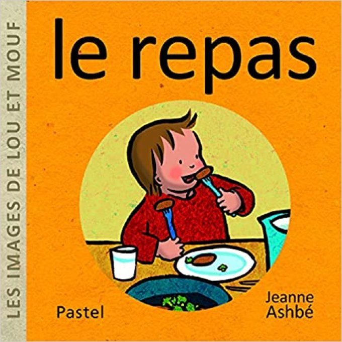 Les images de Lou et Mouf le repas/le soir (recto-verso)