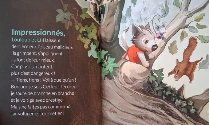 Louloup et Lili à la découverte du grand chêne