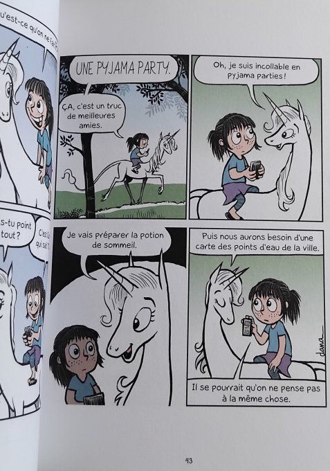 Lucie et sa licorne