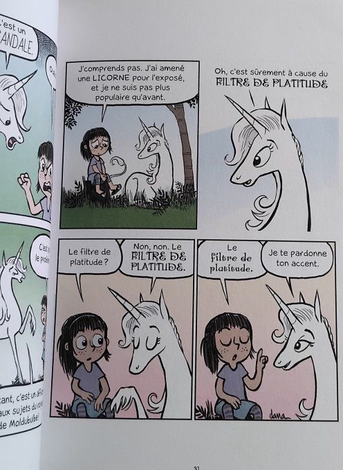 Lucie et sa licorne