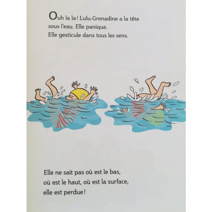 Lulu grenadine aime la piscine