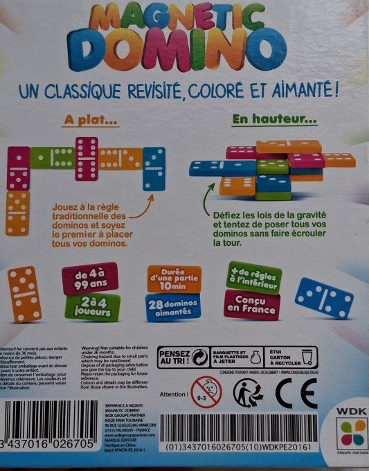 Magnetic domino
