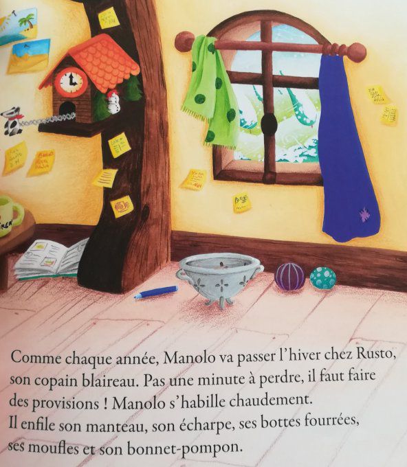 Manolo le blaireau se prépare pour l'hiver, mes p'tits albums