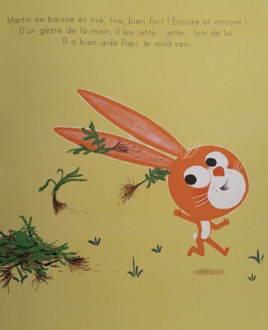 Martin le lapin a trop de choses dans la tête
