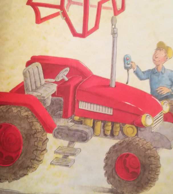 Max le petit tracteur rouge