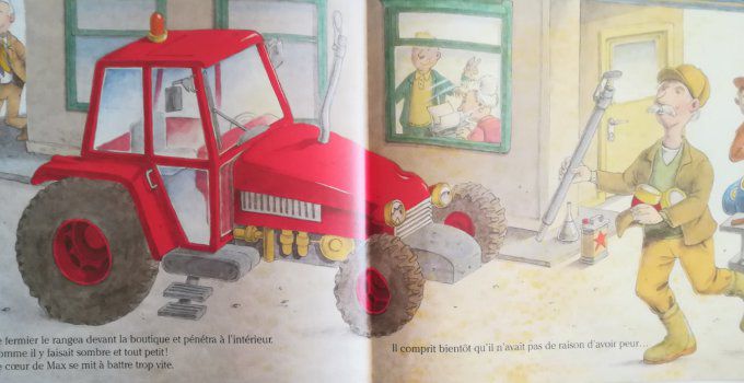 Max le petit tracteur rouge