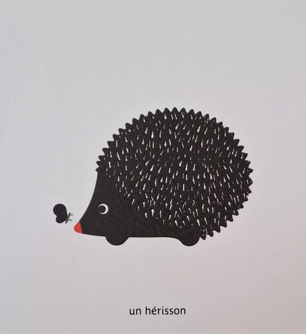 Mes animaux tout doux du jardin blanc/noir