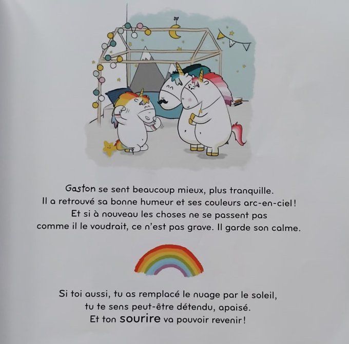 Gaston la licorne mes émotions