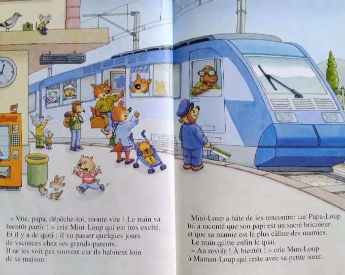 Mini-loup chez Papi et Mamie-loup