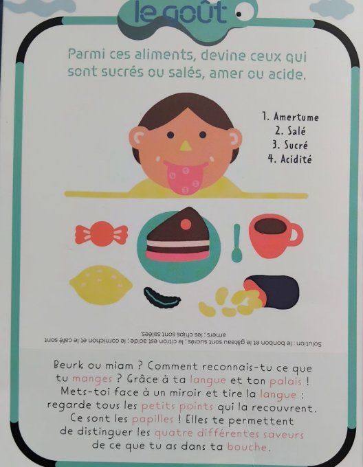Moi et mes 5 sens, les savoirs des petits
