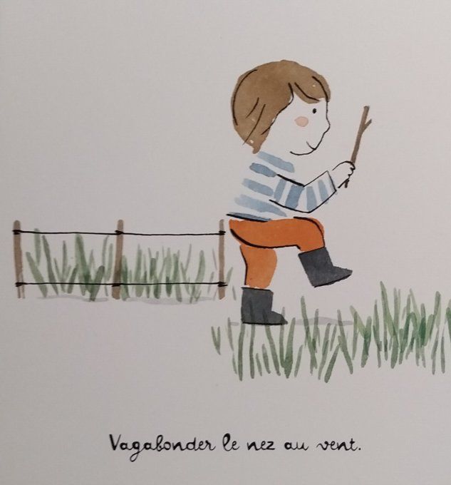 Mon imagier des sensations, les vacances à la campagne