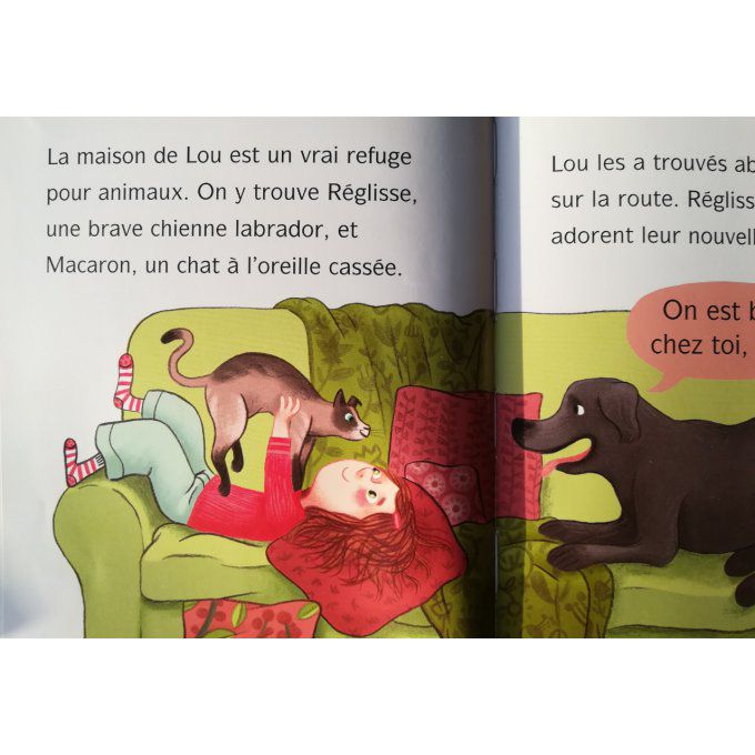 Les animaux de Lou, ne pleure plus petit roux