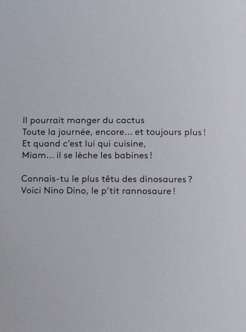 NinoDino, waaaaargh, des frites !