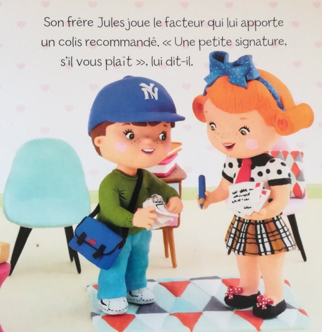 P'tite fille, Ninon joue à la secrétaire