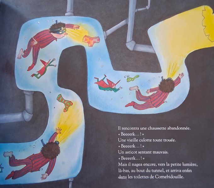 Non Cornebidouille pas mon doudou !