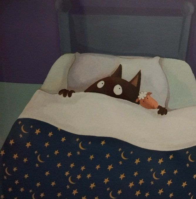 P'tit loup a peur du noir