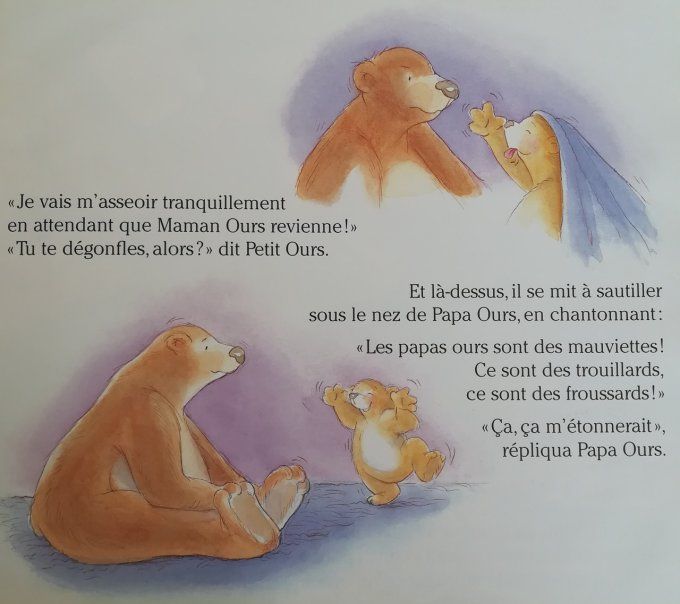 Papa ours se dégonfle