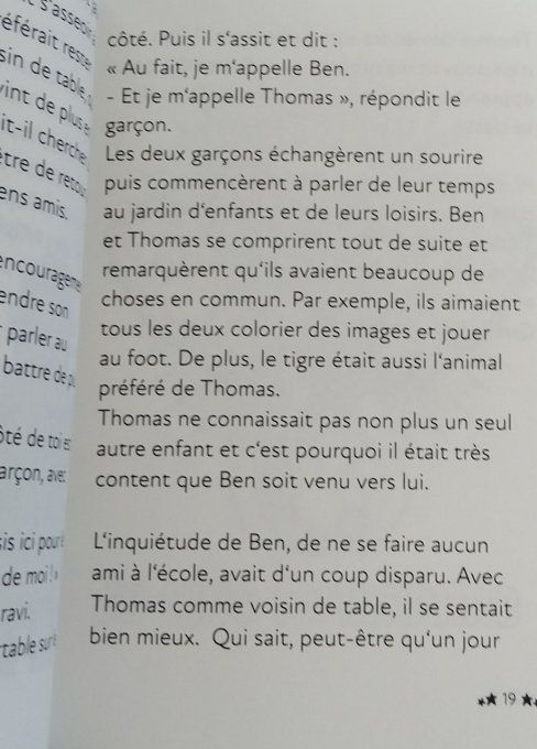 Parce que tu est un garçon formidable