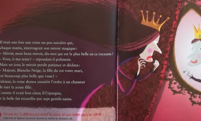 Pas la pomme Blanche-Neige