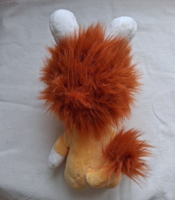 Peluche lapin crétin lion