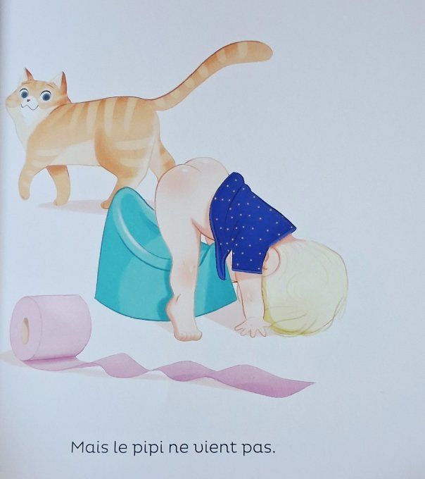 Petit frère découvre le pot