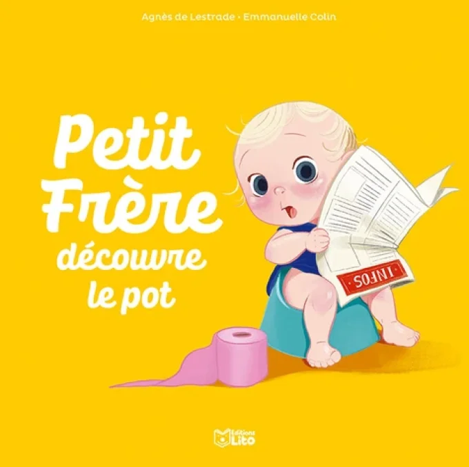 Petit frère découvre le pot