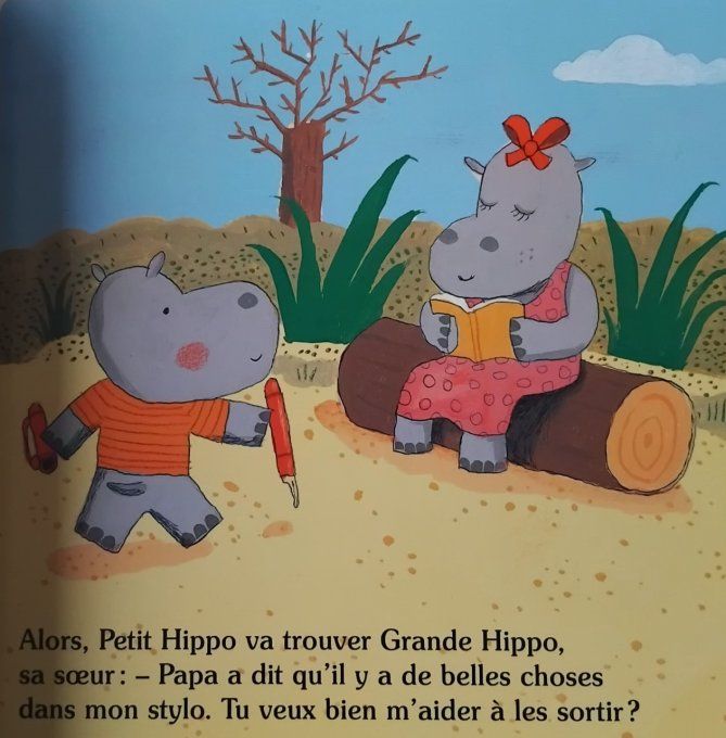 Petit Hippo et son stylo magique