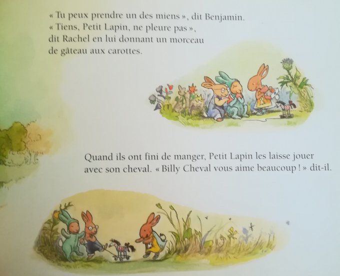 Petit lapin va à l'école