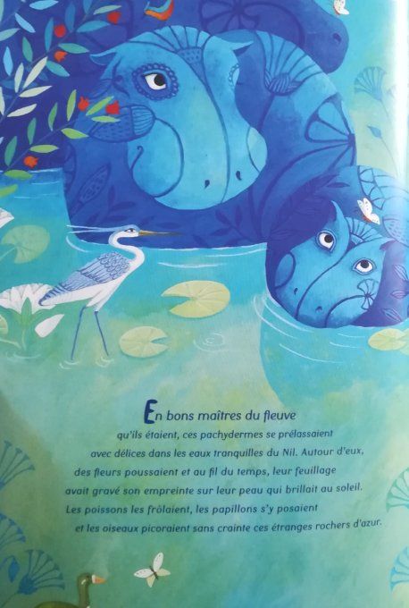 Petit Noun, l'hippopotame bleu des bords du Nil