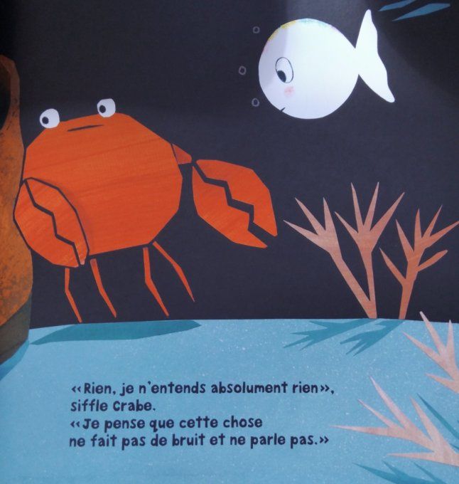 Petit poisson blanc à la découverte des cinq sens