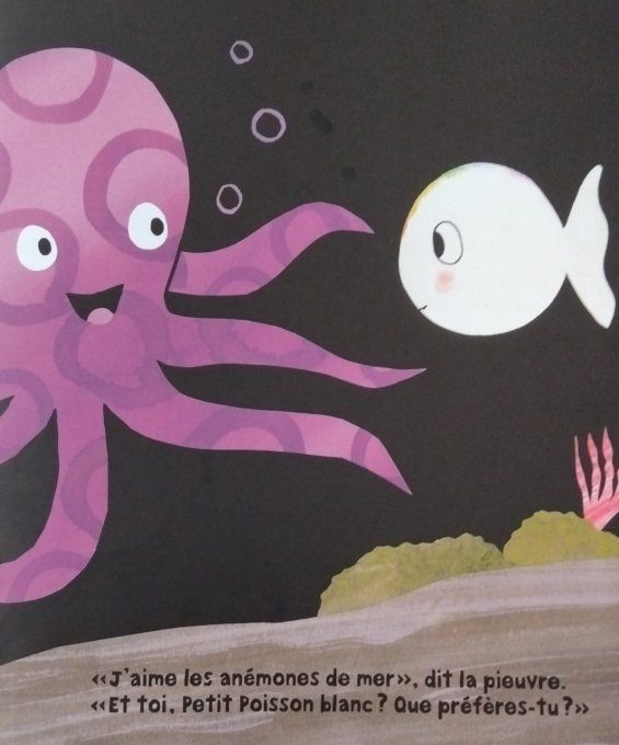 Petit poisson blanc et les trésors de la mer
