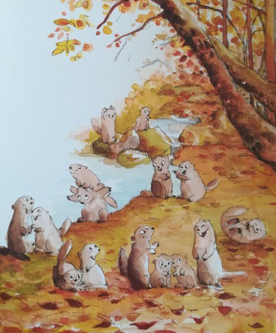 Petite marmotte a la bougeotte