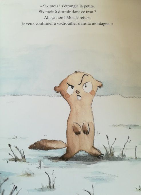 Petite marmotte a la bougeotte