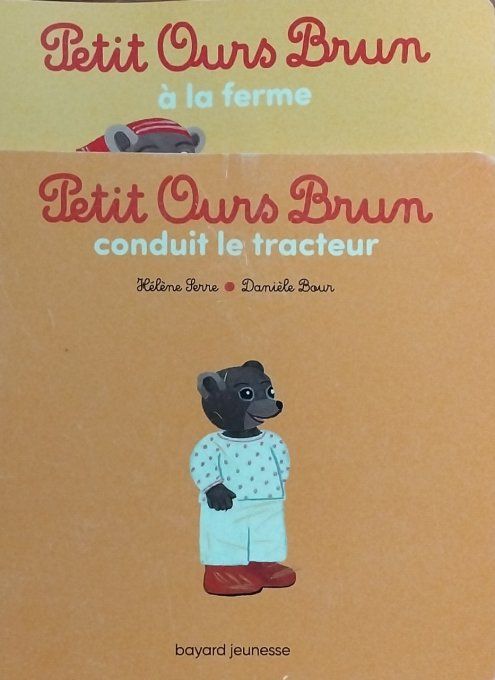 2 livres souples petit ours brun