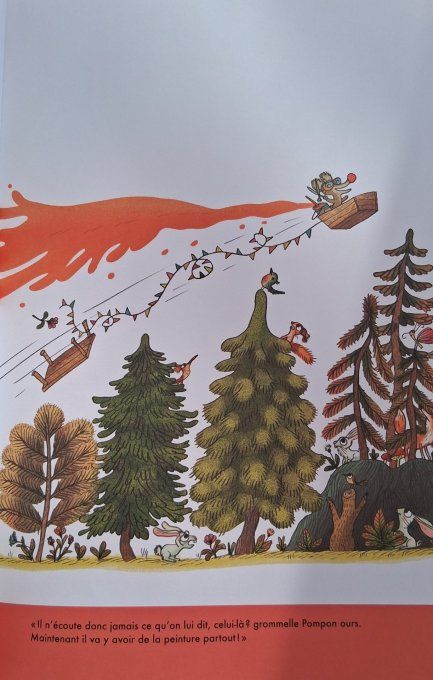 Pompon ours et Pompons blancs