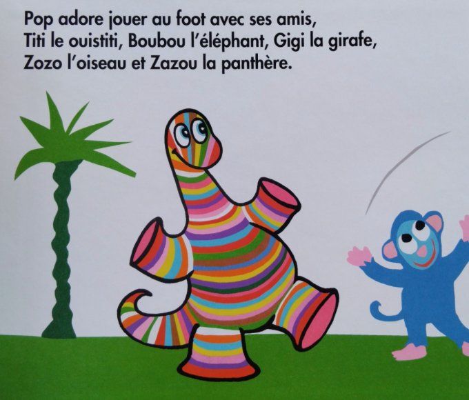 Pop joue au foot